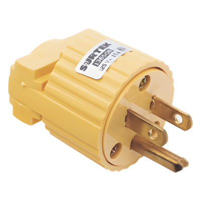SYS-136-509 - Clavija Aterrizada Industrial / 127 VCA / 15 A Máx. / NEMA 5-15 / 3 Polos / ABS