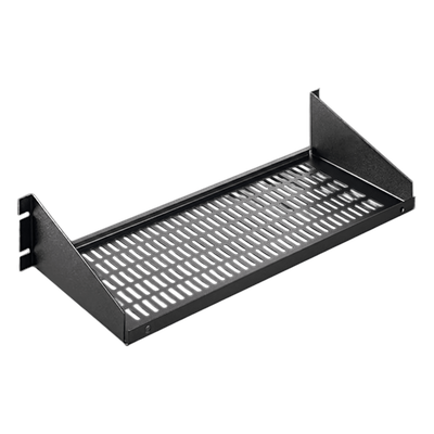 ESH1915V - Charola para Rack 19" / Capacidad 34 kg / Base Ventilada / 2 UR / 482x381x95 mm / 15.8x12.5x3.7 in