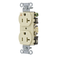 HUB-IG5352I - Contacto Dúplex Grado Comercial / 20 A 125 V / 2 Polos 3 Hilos / NEMA 5-20R / Interior Seco / -40 °C a 75 °C