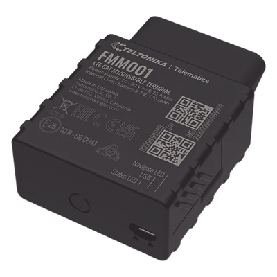 FMM001 - Rastreador Vehicular OBD II / 4G LTE CAT-M1 / Bluetooth / GNSS / IP41 / Plug & Track