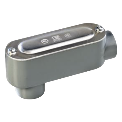 OLB-0308C - Caja de Conexión Oval LB / 2 1/2" Corta (63.5 mm) / Aluminio Diecast / NPT / Volumen 1564.2 cm³ / UL y CSA