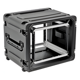 3SKB-R12U20W - SKB 20" Deep 12U Roto Shockmount Rolling Rack caja para equipo Maletín con ruedas Negro