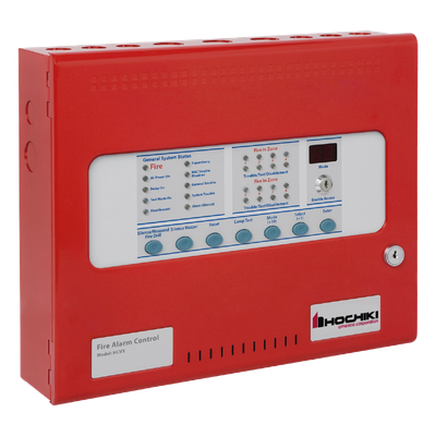 HCVX-8R - Panel Convencional De Detección De Incendio De 8 Zonas (0100-19360) Serie HCVX