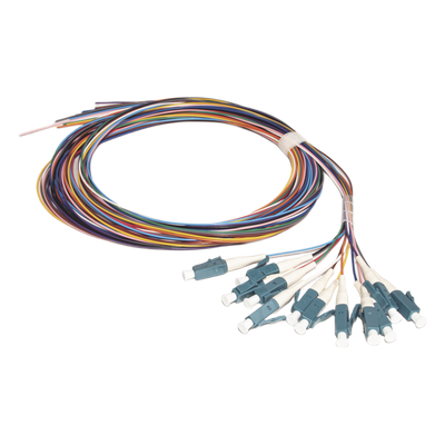 LP-FO-SM-PIG-12-LCU - Kit de Pigtails / Monomodo G.657A2 / LC/UPC / 2 m (6.56 ft) / 0.9 mm / 12 Unidades