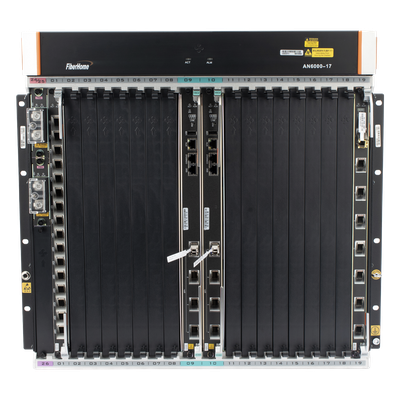AN6000-17 - OLT Carrier Class Modular / 16 Ranuras de Servicio / 240 Puertos GPON o 120 XGPON / 6.8T Switching / 200G Slot Bandwidth / 16,000 ONTs / Rack 21"
