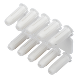 TP-0 - Taquete de Fijación / Doble Expansión Multidireccional / Tornillo 8 mm x 3/4" (19.1 mm) / Polietileno HDPE / 100 Piezas / -50°C a +80°C
