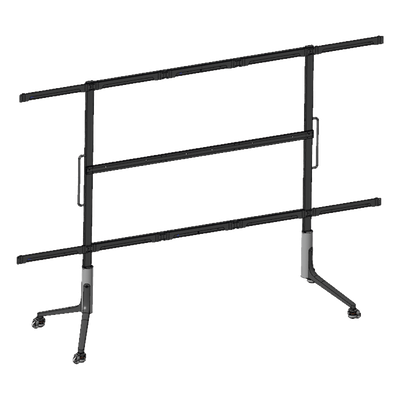 DS-DLAIO135-LM - Montaje de Piso Móvil / Pantalla All-In-One 135" / Carga 300 kg (661.39 lb) / Acero SGCC y Aluminio AL6061 / Ruedas con Seguro