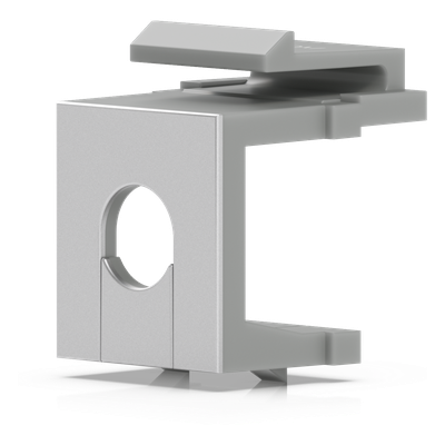 UACC-KEYSTONE-BLANK-INSERT-TH - Inserto Keystone Ciego Pasante / Snap-In / 12 Piezas / Gestión de Cableado / 6.3 x 14.6 x 18 mm