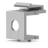 UACC-KEYSTONE-BLANK-INSERT-TH - Inserto Keystone Ciego Pasante / Snap-In / 12 Piezas / Gestión de Cableado / 6.3 x 14.6 x 18 mm