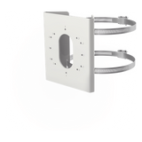 DS-1275ZJ-S-SUS - Montaje en Poste para Cámara IP / Acero Inoxidable / Compatible DS-2CD26 / Exterior / Blanco
