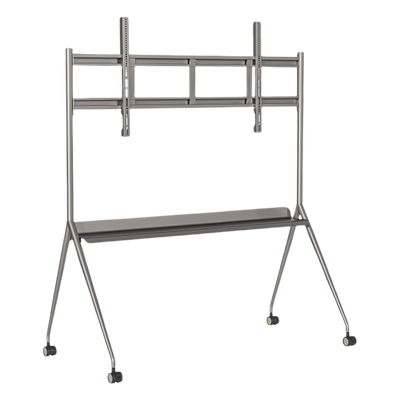 DS-D5ABKY2-M - Soporte de Piso Móvil para Pantallas / 75" y 86" / Carga 100 kg / VESA 400x200 a 600x400 / Estructura Metálica 21.2 kg
