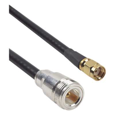 SNH-240UF-SMAI-60 - Cable LMR-240UF (Ultra Flex) de 60 cm con conectores N Hembra y SMA Macho Inverso.