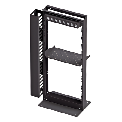 KIT-ORG-24 - LinkedPRO KIT-ORG-24 armario rack 24U Negro