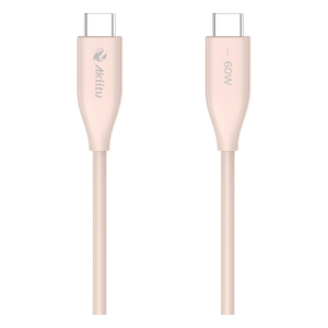AK-PAC6S-P-1.5M - Cable de Carga USB-C a C / 240W / GaN / 1.5 m (4.92 ft) / Transferencia 480 Mbps / Silicona Anti-Enredos / Aluminio Anodizado