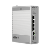 WI-PCES306GF-H - Switch Industrial PoE / 4 Puertos Gigabit PoE++ (802.3bt) 90W / 1 Puerto Gigabit + 1 SFP / Fanless / DIN-Rail / -30°C a 65°C / Presupuesto PoE 55W-300W