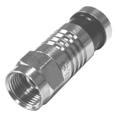 RFF-1401-D - Conector F Macho / Plegado Axial por Compresión / RG-59/U / 75 Ohm / 24 mm / 0.08 ft
