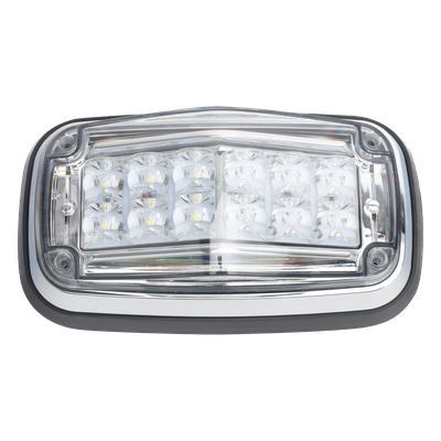 XT1885RW - Luz de Advertencia LED / 8 x 4 in / 12 LEDs / 11 Patrones de Destello / IP67 / 12-30 VDC / SAE J595 J845