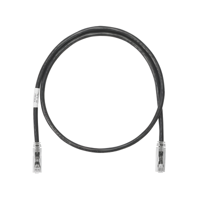 NK6PC25BLY - Cable de Parcheo UTP / Categoría 6 / 7.62 m (25 ft) / 24 AWG / T568B / CM / Negro