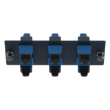 FAP6WBUSCZ - Placa Acopladora de Fibra Óptica / 6 Conectores SC Simplex / Monomodo OS1/OS2 / Color Azul / Snap-In