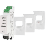 SHELLYPRO3EM400 - Medidor de Energía Trifásico / 400 A / Montaje Riel DIN / Wi-Fi + LAN + Bluetooth / Almacenamiento 60 Días / MQTT / Shelly Pro
