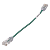 UTP28SP8INGR - Cable de Parcheo Cat6 UTP / 28AWG Diámetro Reducido / 3.8 mm / 20.2 cm (0.66 ft) / Verde / LSZH-CM