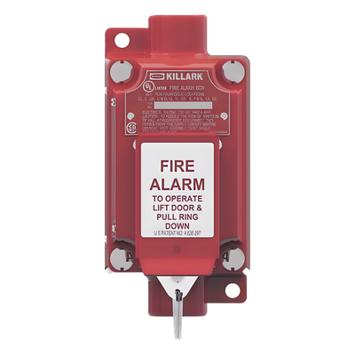 HUB-XAL-458 - Estación de Alarma Contra Incendios / Activación por Anillo de Tracción / Conduit 3/4 pulgadas NPT / 2NO/2NC / Aluminio Libre de Cobre / Áreas Peligrosas