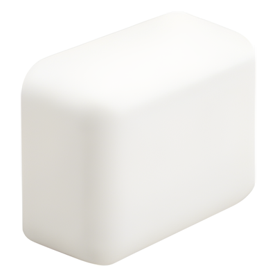 ECF5IW-E - Tapa Final, para uso con canaleta LD5, material ABS, Color Blanco Mate