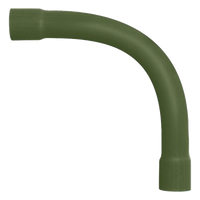 ATUL-12-COD - Curva Conduit PVC / 1/2" (13 mm) / Tipo Ligero / Celda 12454 / Autoextinguible / Bajo Concreto