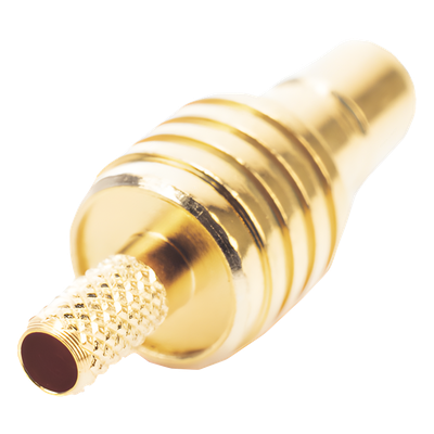 RSB-4050-1B - Conector SMB Hembra / Anillo Plegable / RG-174/U, 8216, M17RG-316 / Bronce Niquelado / Contacto Oro