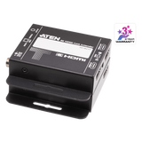 VE1821 - Kit Extensor HDMI | 4K sobre Cat 6 | 4096x2160 @ 30 Hz | Hasta 40 metros Cat 6 | Tecnología PoC | EDID Switch y Copia | Control IR Remoto | Audio Lossless 7.1CH | Metal | Plug and Play