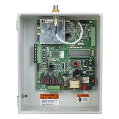 FC - Controlador de sirena / Radio unidireccional / 4 relés programables / Alimentación múltiple 12-220V