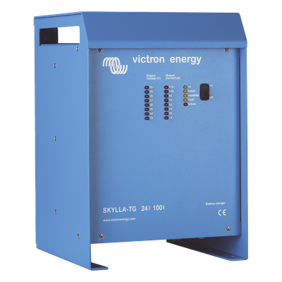 CSTG24/100 - Cargador de Baterías Marino / 24 V / 100 A / Bancos 500 a 1000 Ah / Entrada Universal 90-265 VCA / 90-400 VCC / Homologación Germanischer Lloyd / IEC 60945-2002