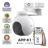 CS-H8-3K - EZVIZ Cámara de Videovigilancia CS-H8-3K, 5MP, Visión 360°, WiFi