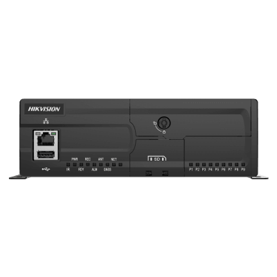 AE-MN5083(RJ45) - NVR Móvil / 16 Canales IP / 8 Puertos PoE / 2 Megapixel / GPS / 2.5' HDD / 9-32 VCC / -10 a 60 °C / 7.25 x 7.48 pulgadas