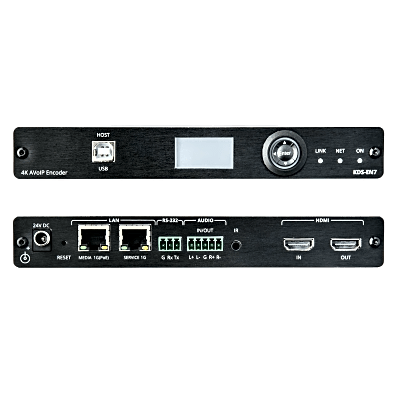 Kramer Electronics KDS-EN7 extensor audio/video Transmisor de señales AV Negro