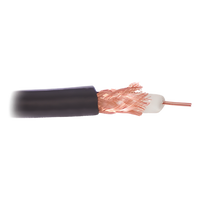 RG-59U-SYS-COB/1000 - Cable Coaxial CCTV / 305 m (1000 ft) / Cobre Sólido / Blindaje 80% / Retardante a la Llama y UV / Intemperie