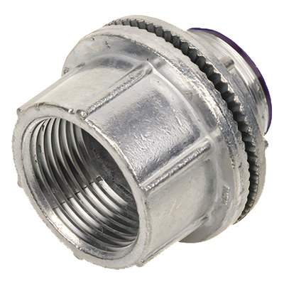 HUB-WH4 - Conector para áreas peligrosas / Zinc / 1 1/4 pulgada / Clase I Div 2 / Zona 2 / Resistente a intemperie