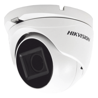 DS-2CE79U1T-IT3ZF - Eyeball TURBOHD 4K / 8.29 MP / Lente Mot. 2.7-13.5 mm / IR EXIR 60 m / IP67 / dWDR / TVI-AHD-CVI-CVBS / 9-15 VDC / -40°C a 60°C / 4.4 x 4.1 x 4.3 in / 1.28 lb