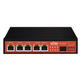 WI-PS306GF-UPS-15A - Controlador Solar de 15A con Switch PoE /  1 Puerto Gigabit PoE 802.3 bt / 2 Puertos PoE 802.3 af/at / 2 Puertos PoE Pasivo 24/48 Vcc / 1 Puerto SFP / No administrable