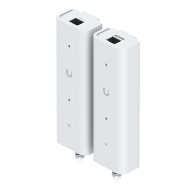UACC-RETROFIT-POE-2WIRE - Extensor PoE sobre 2 Hilos / Entrada PoE++ 50V / Salida PoE+ 48V / Alcance hasta 400 m (1312 ft) / Interfaz 10/100 Mbps / HomePlug AV