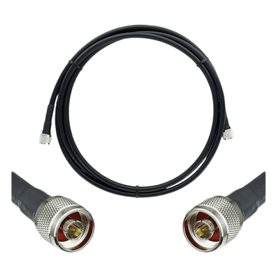952-330 - Jumper Coaxial / 50 Ohm / 9.14 m (30 pies) / N Macho-N Macho / Blindaje >90 dB / Wilson-400 Equivalente
