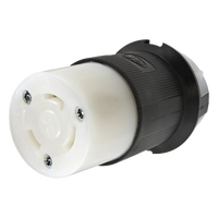 HUB-HBL-2623 - Conector Industrial con Bloqueo de Media Vuelta / 30 A 250 V CA / 2 Polos 3 Hilos / NEMA L6-30R / 0.36-0.93 in (9-24 mm)