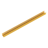 E4X4YL6 - Canaleta Ranurada de PVC sin Tapa, Fiber-Duct™, 4 in de Ancho, 4 in de Alto y 1828.8 mm de Largo, Color Amarillo