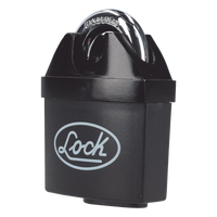 SYS-20CA - Candado de gancho blindado / 65 mm / Nivel de seguridad 10 / Doble cerrojo / Llave de disco / 2.13 pies