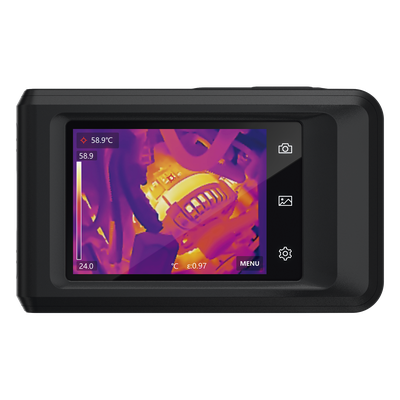 HM-TP42-3AQF/W-POCKET2 - Cámara Termográfica de Bolsillo / Pantalla Táctil 3.5" / IR 256 x 192 / Visual 8MP / Rango -20°C a 400°C / SuperIR / Wi-Fi Dual Band / IP54
