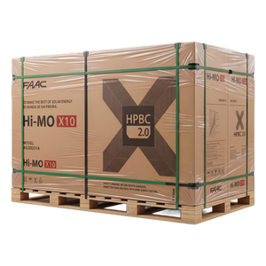 LR866HVD645M/36PALLET - Módulo Solar Bifacial / 645 W / 23.9% Eficiencia / 144 Celdas HPBC 2.0 / 53.7 Vcc / Carga Frontal 5400 Pa / Carga Posterior 2400 Pa