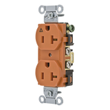 HUB-IG5352 - Contacto Dúplex Grado Comercial / 20 A 125 V / NEMA 5-20R / 2 Polos 3 Hilos / Nylon Servicio Extra Pesado / -40°C a 75°C