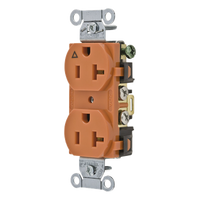HUB-IG5352 - Contacto Dúplex Grado Comercial / 20 A 125 V / NEMA 5-20R / 2 Polos 3 Hilos / Nylon Servicio Extra Pesado / -40°C a 75°C