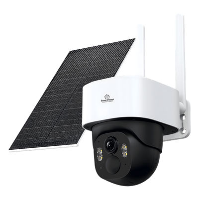 SCAM2PTP4G - Cámara IP PT / 4 Megapixel / 4G LTE / Visión Nocturna Color 10 m (32.8 ft) / Audio Bidireccional / Panel Solar 5W