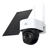 SCAM2PTP4G - Cámara IP PT / 4 Megapixel / 4G LTE / Visión Nocturna Color 10 m (32.8 ft) / Audio Bidireccional / Panel Solar 5W